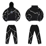 "Lightning" Outfit Artifice. Hoodie + Sweatpants premium quality 1 of 1 (M)