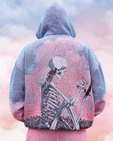 'Skeleton in peace' hoodie