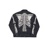 "Skull" Denim Black Jacket