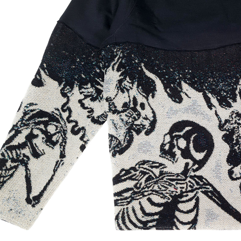 "Skeleton Flame" Nike Crewneck