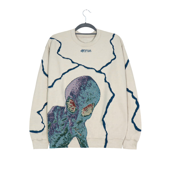 'Alien Explosion' Artifice. Crewneck 1 of 1 (M)