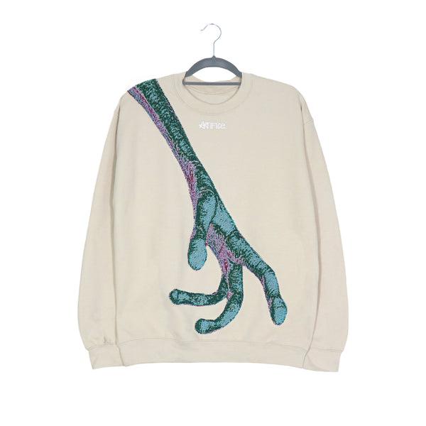 'Alien hand' Artifice. Crewneck